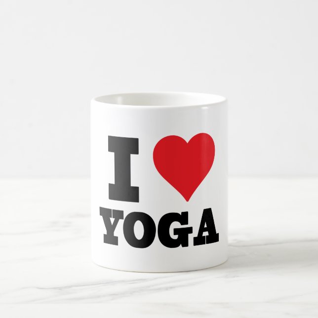 De Café Mim caneca da ioga do coração (Centro)