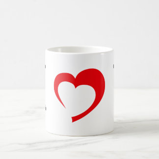 De Café Mim caneca do coração U