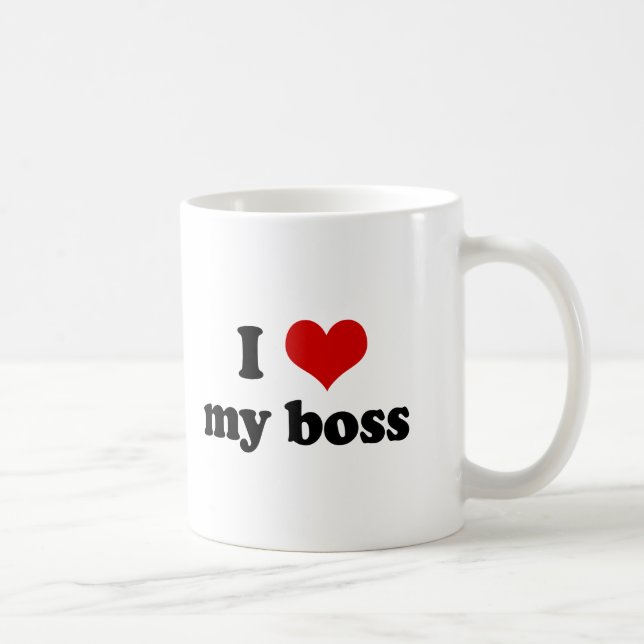 De Café Mim coração minha caneca do chefe (Direita)