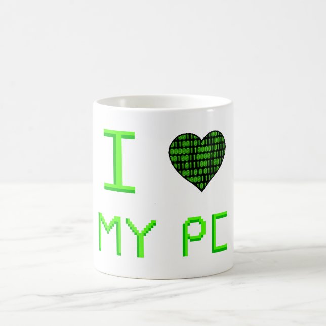 De Café Mim coração minha caneca do PC (Centro)