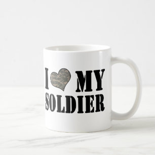 De Café Mim coração minha caneca do soldado