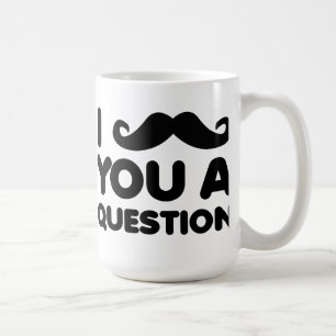 De Café Mim Moustache você uma caneca engraçada da