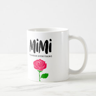 De Café Mimi você significa tudo caneca