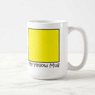 De Café Minha caneca amarela