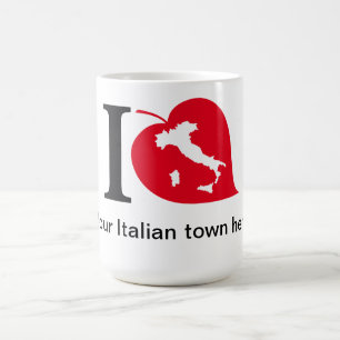 De Café Minha caneca da cidade italiana