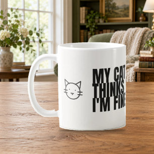 De Café Minha Caneca Engraçada do Gato