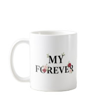 Minha Caneca Floral Para Sempre | Presente Românti