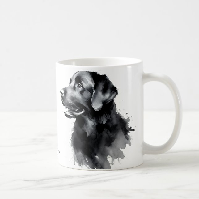 De Café Minha Caneca Moderna Labrador Retriever (Direita)