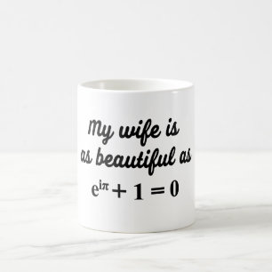 De Café Minha esposa é tão bonita quanto a caneca da