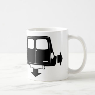 De Café Mini propriedade do Clubman & Van Baixo e caneca
