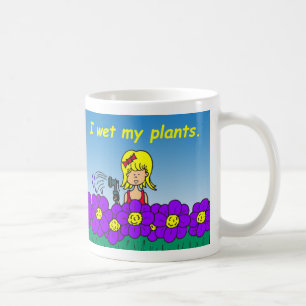 De Café Molhe minha caneca das plantas