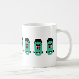 De Café Monstro do Dia das Bruxas - caneca