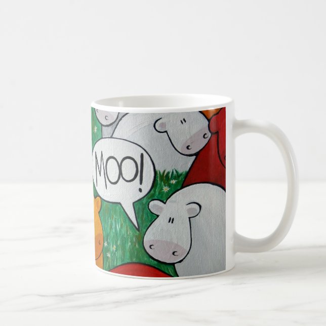 De Café Moo! Caneca (Direita)