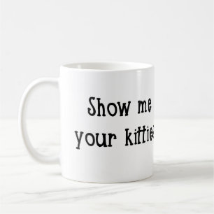 De Café Mostre-me seus gatinhos caneca
