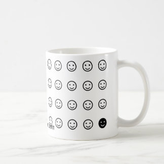 De Café "Mudar enfrenta" a caneca 44-Smiley-Face
