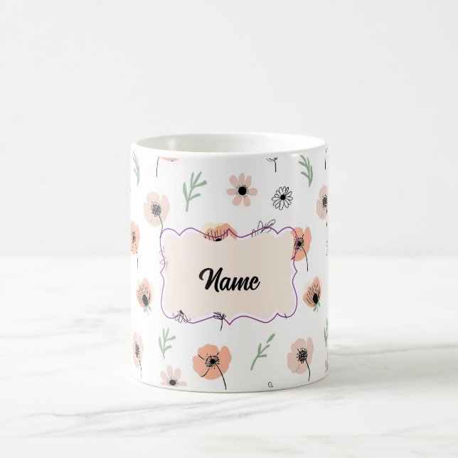 De Café Mug personalizado, caneca personalizada, Mug com n (Centro)