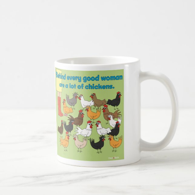 De Café Muita caneca das galinhas (Direita)