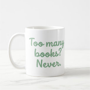 De Café : Muitos Livros Nunca É Divertido Caneca Para Aman