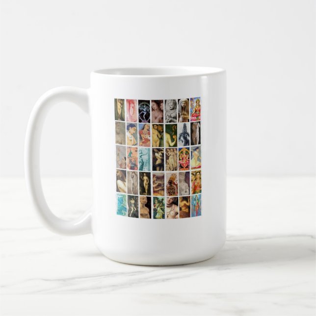 De Café Mulher capaz bonita forte da caneca da substância (Esquerda)
