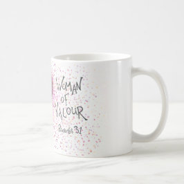 De Café Mulher da caneca da valentia