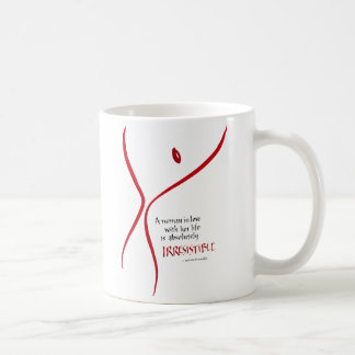 De Café Mulher irresistível - caneca