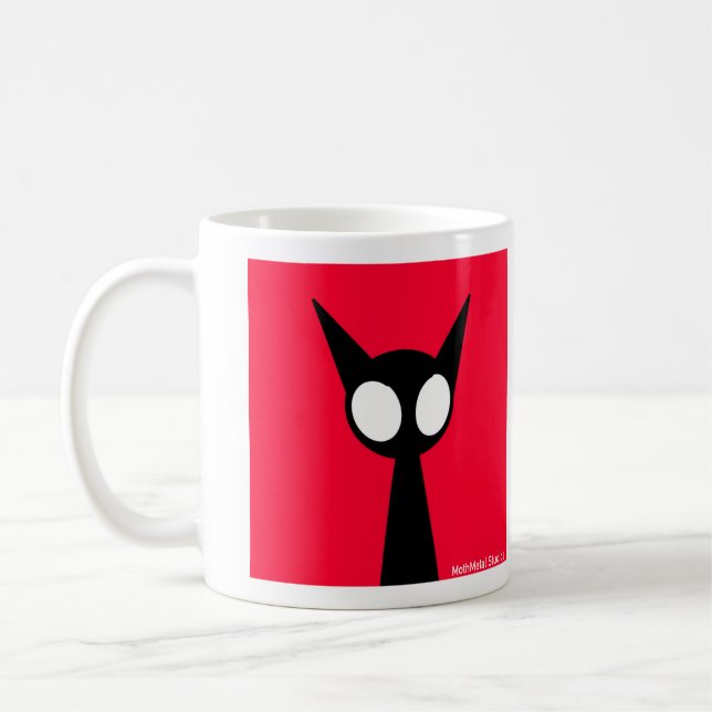 De Café Mundo Sombra - Vex "Olá, Hooman!" Caneca (Esquerda)