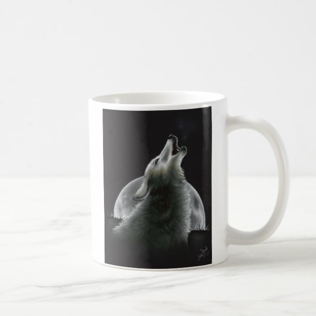 De Café Música da noite - caneca do lobo (Direita)