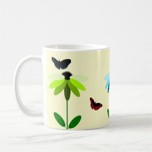 De Café Na caneca do jardim