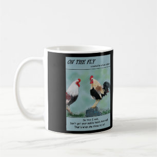 De Café - - Na mosca - caneca do galo