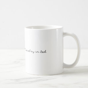 De Café Namast'ay na caneca da cama