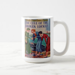 De Café Nancy Drew vintage mistério livro cobrir caneca