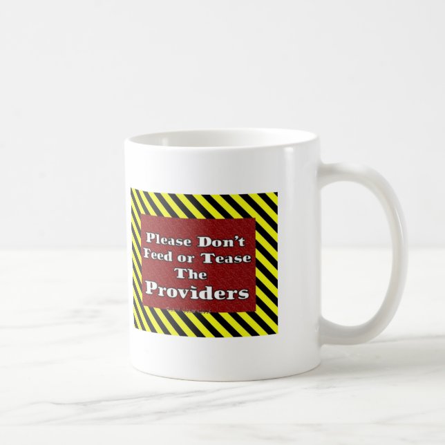 De Café Não alimente nem não amole a caneca (Direita)