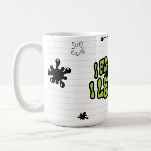 De Café Não Conserto Nada. Eu O Deixo Ir | Caneca (Esquerda)