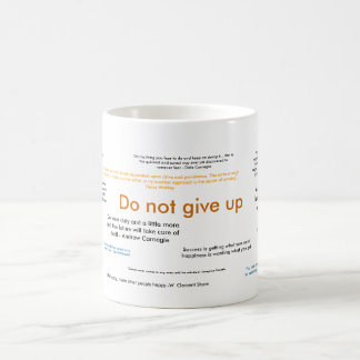De Café Não dê acima a caneca