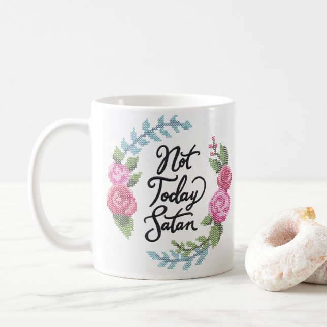De Café Não hoje caneca (Com Donut)