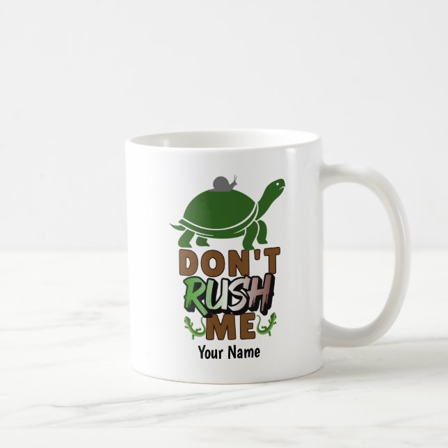 De Café Não Me Apresse - DRHME01 - Caneca (Direita)