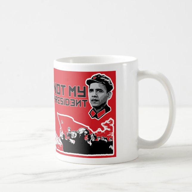 De Café não minha cara caneca do líder - direito entregue (Direita)