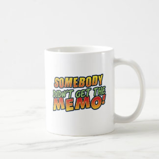 De Café Não obteve a caneca do memorando