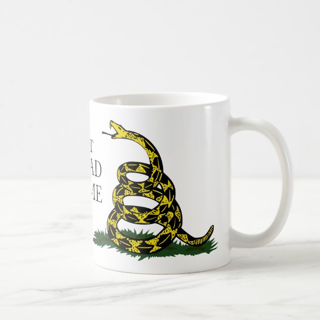 De Café Não pise em mim a caneca (Direita)