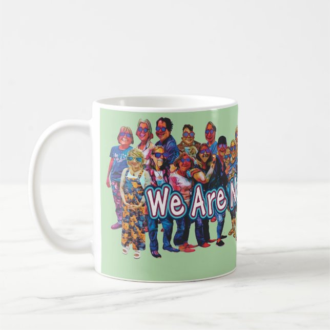 De Café não somos um lote sombrio caneca 26c-verde (Esquerda)
