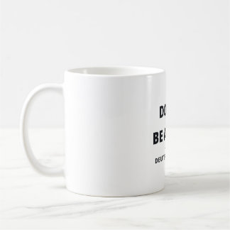 De Café Não Tenha Medo Caneca com Versículo Bíblico Deuter