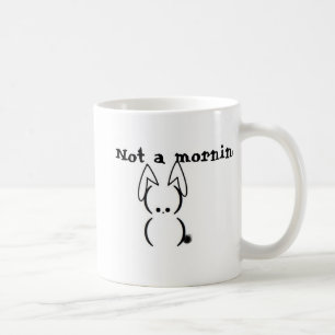 De Café Não uma caneca do coelho da manhã