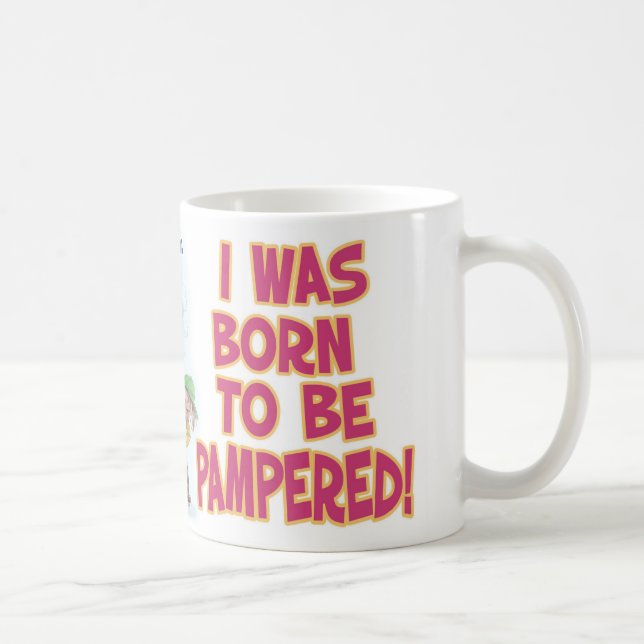 De Café Nascer a ser caneca pampered (Direita)