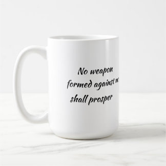 De Café Nenhuma arma contra mim irá prosperar a caneca