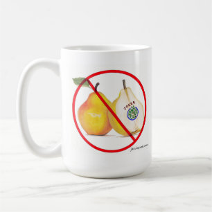 De Café Nenhuns palhaços com caneca das peras