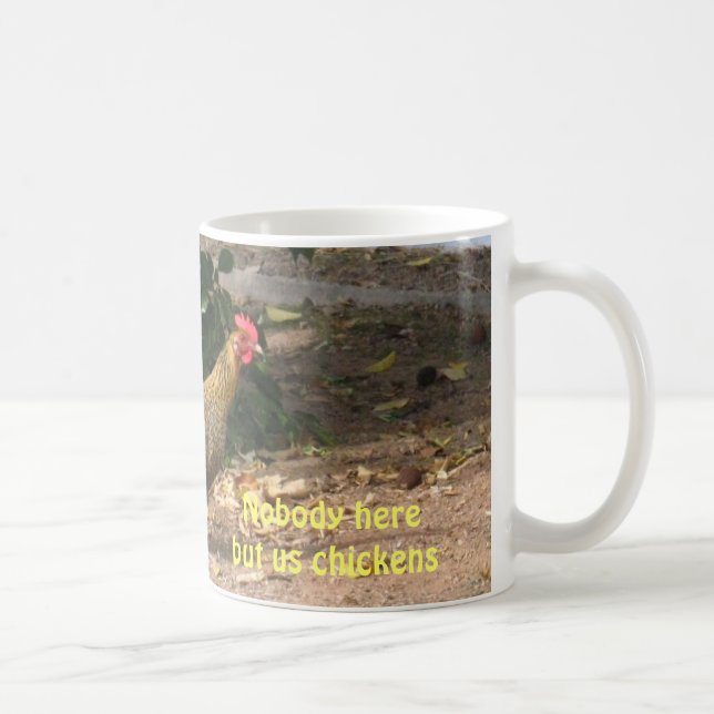 De Café Ninguém aqui mas nós caneca das galinhas (Direita)