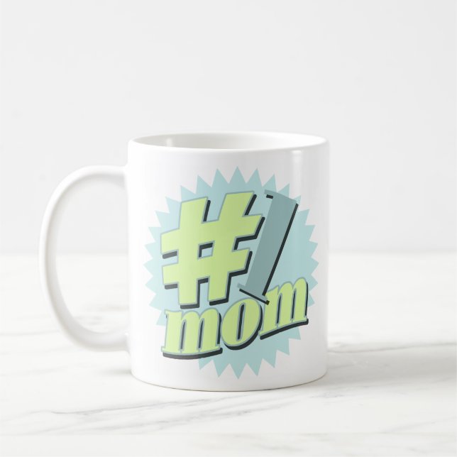 De Café No. 1 caneca do dia das mães da mamã (Esquerda)