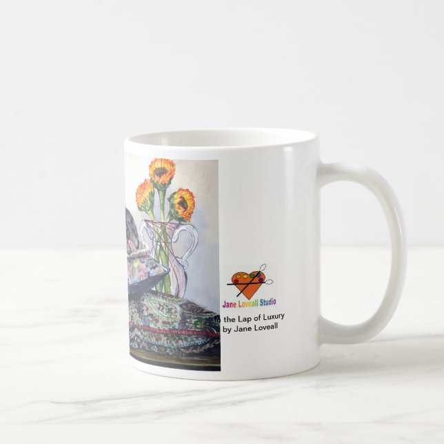 De Café No regaço da caneca luxuosa (Direita)