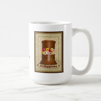 De Café Nomeie sua caneca filipino da cidade ou da