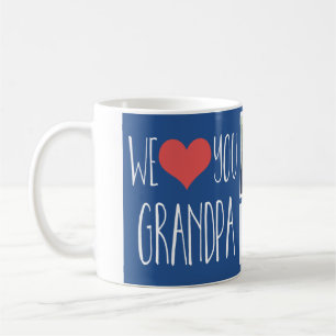 De Café Nós amamo-lo caneca da foto do vovô multi
